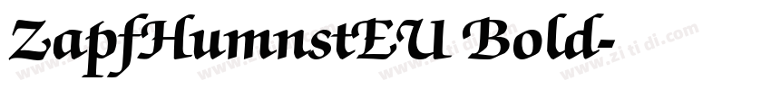 ZapfHumnstEU Bold字体转换 ZapfHumnstEU Bold字体转换